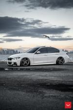 BMW M3 Sedan on Vossen Wheels (HF-1) 2018 года